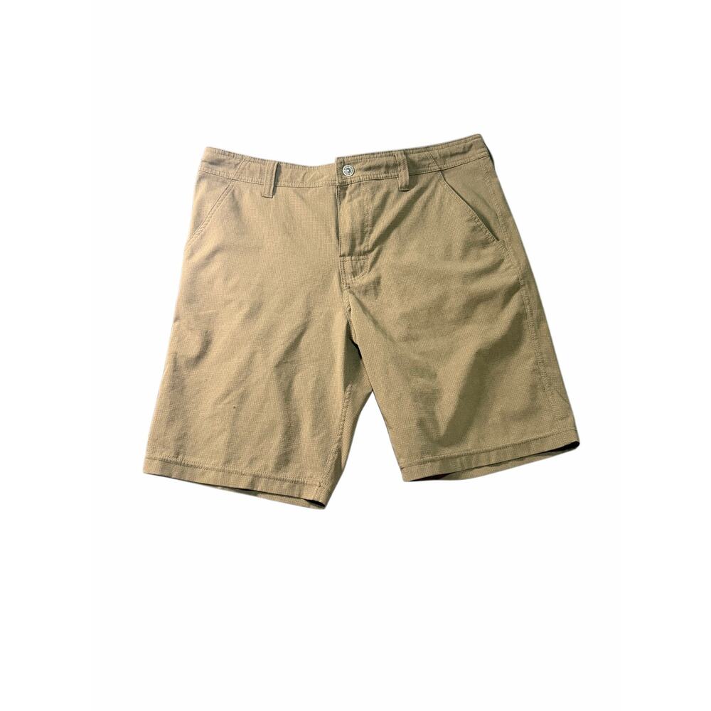 Green men’s prana hiking shorts green size 34